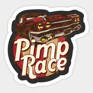 Pimp Race Sticker